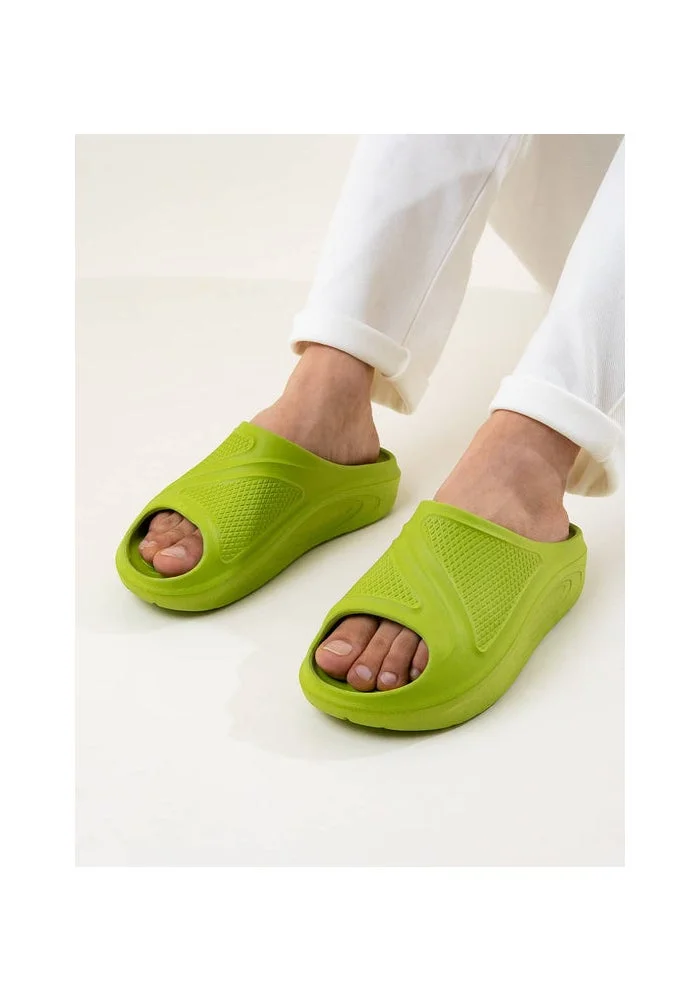 Bacca Bucci Green Floats—Ultra Lightweight EVA Slides for Men | Best Price UAE